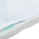 Top Casmeriane  roll paketë e bardhë pëlhurë-shkumë memorie 100x200x5cm - Image 4