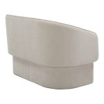 Divan dyvendësh Playmob, stof bezhë 65x128x79cm - Image 2