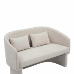 Divan dyvendësh Playmob, stof bezhë 65x128x79cm - Image 6