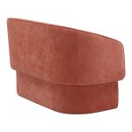 Divan dyvendësh Playmob, stof në nuancë pllake 65x128x79cm - Image 2