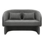 Divan dyvendësh Playmob, stof gri 65x128x79cm - Image 4