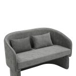 Divan dyvendësh Playmob, stof gri 65x128x79cm - Image 6