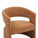 Kolltukë Leicy pëlhurë në nuancë kafe 69x63x76.5cm - Image 6