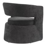 Karrige Leicy, stof në nuancë të zezë 69x63x76.5cm - Image 2