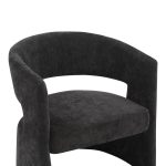 Karrige Leicy, stof në nuancë të zezë 69x63x76.5cm - Image 6