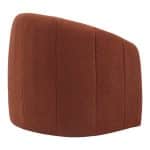 Karrige Fassy, stof teddy në nuancë pllake 80x66x80cm - Image 2