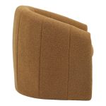 Karrige Fassy, stof teddy në nuancë mustard 80x66x80cm - Image 3