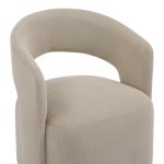 Karrige Lemouton, stof në nuancë bezhë 69.5x66x80cm - Image 6