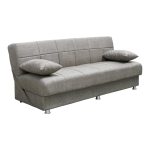 Romina  divan-krevat 3-vendësh me hapësirë ​​ruajtëse pëlhurë bezhë e lehtë 180x83x79cm