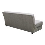 Romina  divan-krevat 3-vendësh me hapësirë ​​ruajtëse pëlhurë bezhë e lehtë 180x83x79cm - Image 5