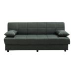 Divan-krevat 3 vendësh Romina, me hapësirë magazinimi, stof në nuancë selvi 180x83x79cm - Image 2