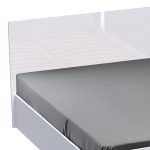 Krevat çift Afina, melamine në ngjyrë të bardhë 160x200cm - Image 2