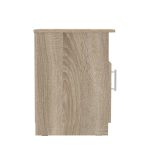 Komodinë Galdow, melamine në ngjyrë sonoma 80x45x60cm - Image 4