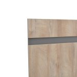 Krevat çift Elencia, në ngjyrë lisi dhe gri 160x200cm - Image 3