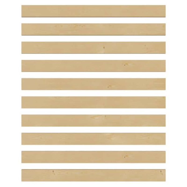 Dërrasa shtrati Comcie/Elencia/Monakol/Canter, set 10 copë 160x200cm